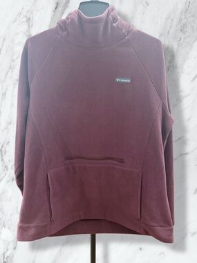 Columbia Women's Mauve Fleece Pullover Hoodie